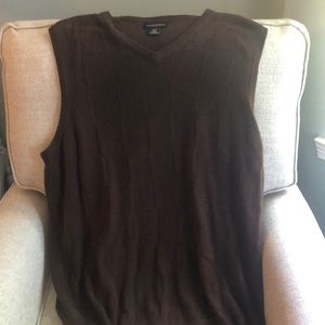 Canyon Ridge Brown 2XLT Sweater Vest